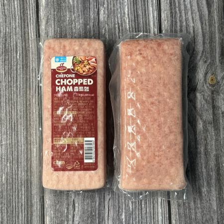 대상 쉐프원 촙트햄1kg X 10개 부대햄 프레스햄 이미지