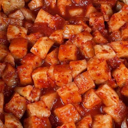 제대로 담근 깍두기10kg 식자재 업소용 전문점 반찬 수입 중국산 이미지