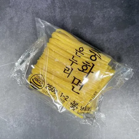 온누리 중화면250g(1~2인분)X30봉 잘뿔지 않는 짬뽕전문점용 냉동중화숙면 쫄깃한 맛 개별포장 이미지