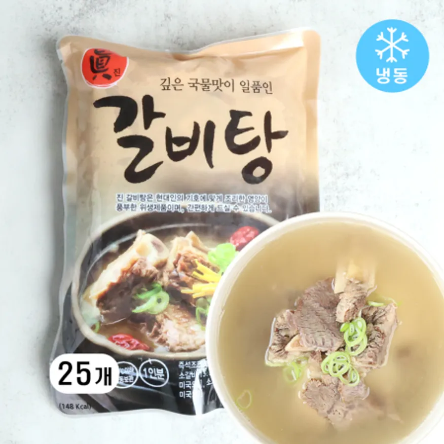 엘야드 진 갈비탕 600g x 25개/1박스 이미지
