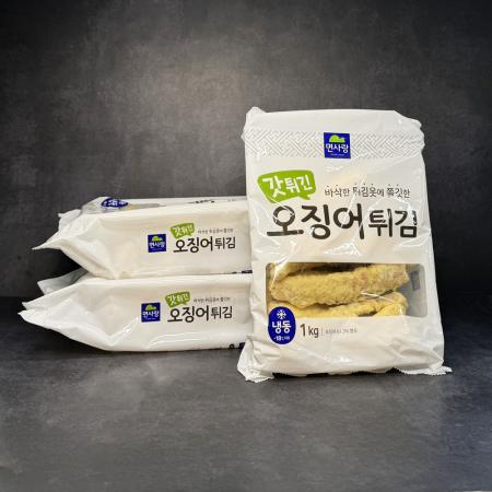 면사랑 냉동 갓튀긴오징어튀김 1kg x 10개  이미지