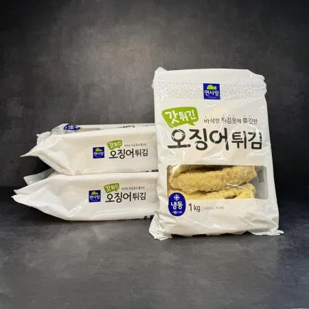 면사랑 냉동 갓튀긴오징어튀김 1kg x 10개  이미지