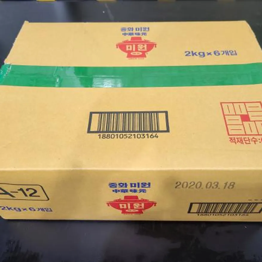 대상청정원중화미원2kgX6봉 중식집전용오리지널맞음 이미지