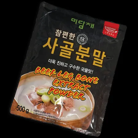 미담채 참편한 사골분말500g 각종 국물, 찌개, 탕, 요리에 사용하는 진하고 구수한 국물맛! 