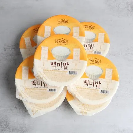 시아스 백미밥 210g X 24개 즉석밥 햇반 haccp 우리쌀로 갓지은듯한 이미지