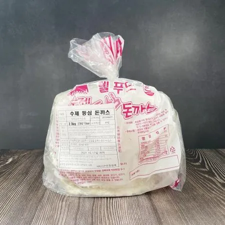 텔푸드 왕등심돈까스 10장 총2.3kg 230gX10장 식자재전문점용 업소용 옛날 냉동식품 괴물 몬스터 큰 사이즈 성인 남성이 먹어도 배부른 양 아이스박스 아이스팩포장 이미지