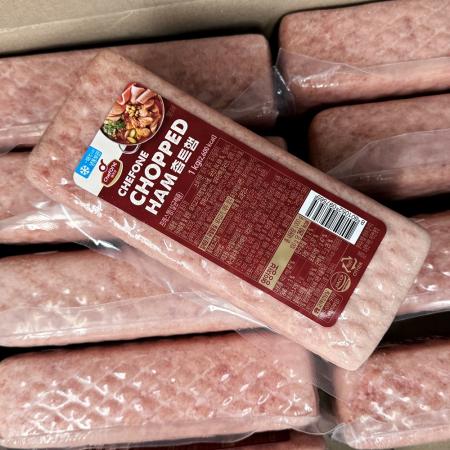 대상 쉐프원 촙트햄1kg X 10개 부대햄 프레스햄 이미지