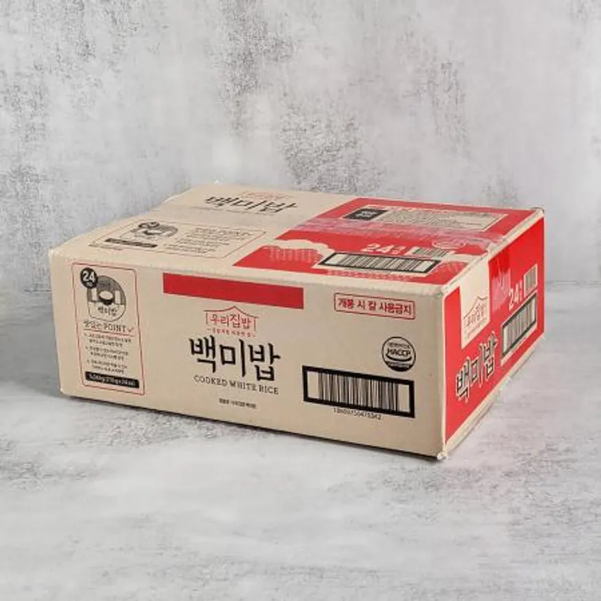 시아스 백미밥 210g X 24개 즉석밥 햇반 haccp 우리쌀로 갓지은듯한 이미지