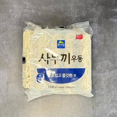 면사랑 사누끼우동 1,150g (230g x 5개) x 8봉 이미지