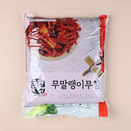 먹판사 무말랭이무침 4kg 재구매 많은 인기반찬