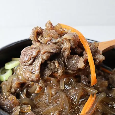 엘야드 진 뚝배기불고기410g/30봉/뚝불/즉석식품/대용량 이미지