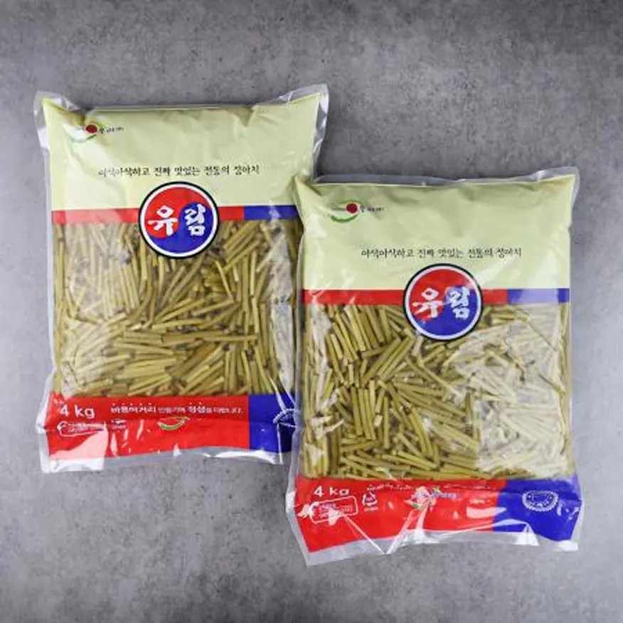 유림 마늘쫑지 4kg 1개 아삭아삭 전통 장아찌 이미지