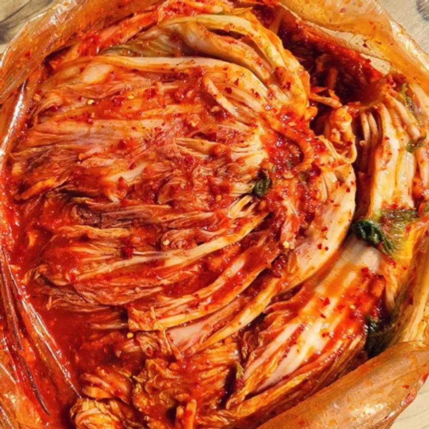 배추포기행복한김치10kg(무르지않음, 숙성지아님)종이박스포장 이미지