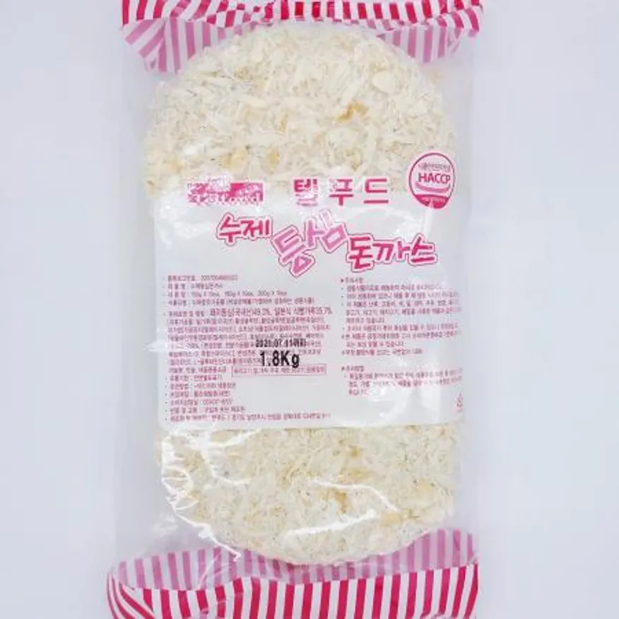 텔푸드등심돈까스 10장 총1.8kg 180gX10장 식자재전문점용 업소용 냉동식품 이미지