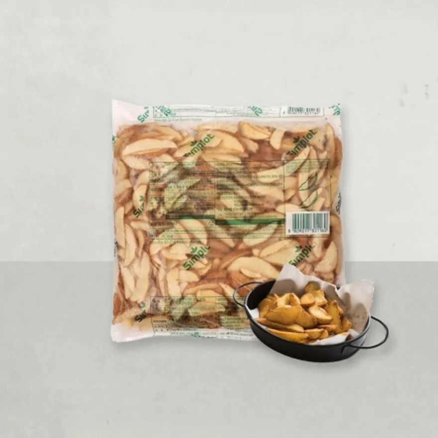 심플로트 반달감자(10컷 랜치웨지) 2kg 이미지