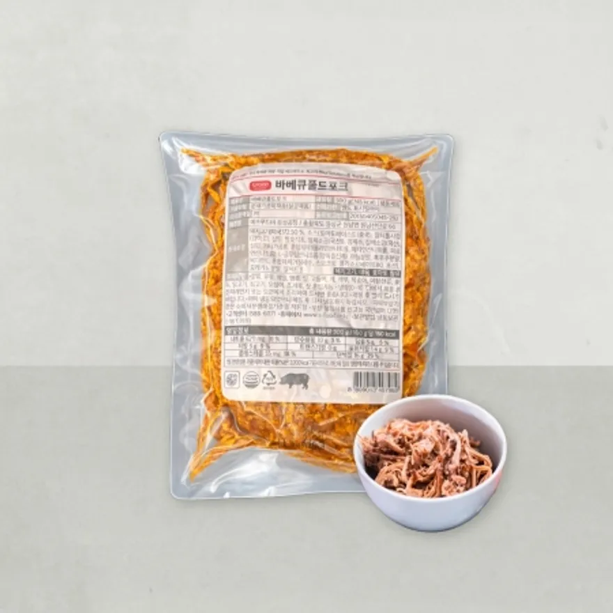 에쓰푸드 바베큐풀드포크 500g 이미지