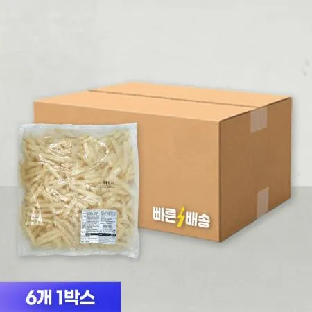 심플로트 블루리본 크링클컷 3/8 2.27kg x 6봉