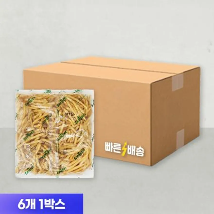 심플로트 고메 케이준프라이 2kg x 6봉 (1박스) 이미지