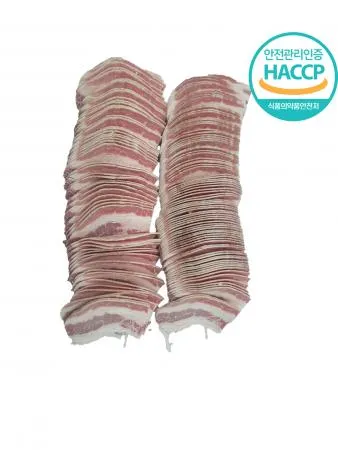 (주)한창미트 우삼겹 2mm편(냉동)삼겹양지 2kg 5팩