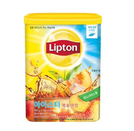 립톤 아이스티믹스 복숭아맛 907g