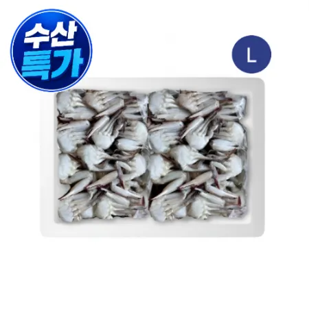 ★수산물 묶음 초특가★[교차출고]절단꽃게(2L/450g내외) 450g