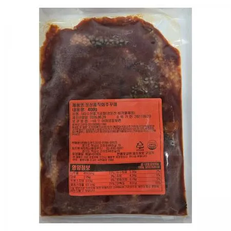 해성푸드 직화양념쭈꾸미볶음 400g