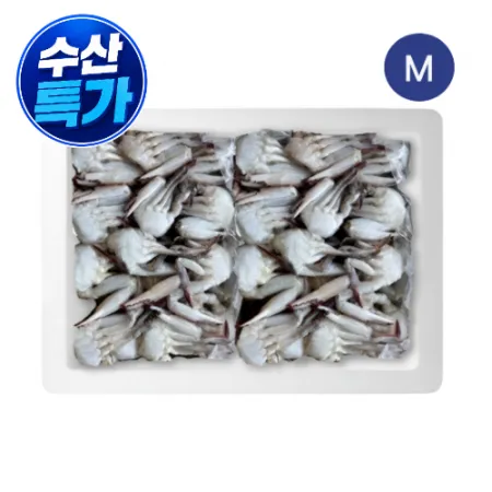 ★수산물 묶음 초특가★[교차출고]절단꽃게(M/450g내외) 450g