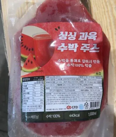 지엔씨 싱싱과육 수박주스 1kg