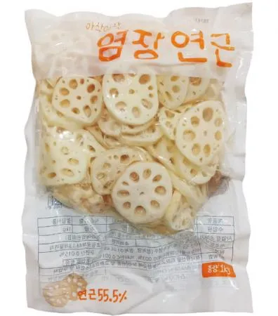 유성물산 염장연근(중국산) 1kg