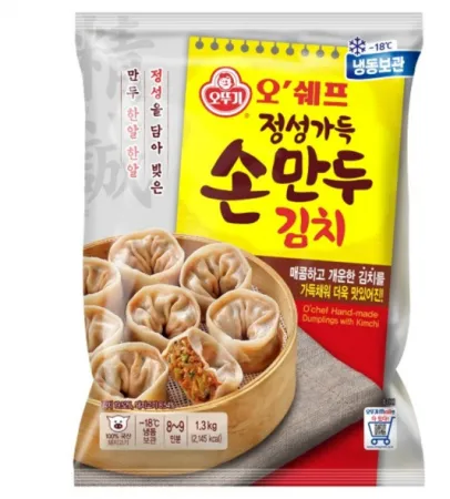 오뚜기 오쉐프 정성가득 김치손만두 1.3kg