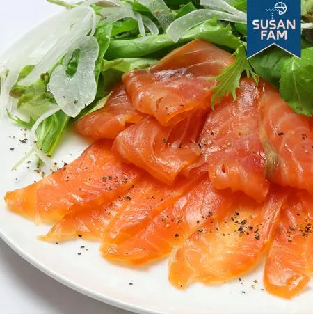 화이트베어 프리미엄 그라브락스 연어슬라이스 10kg 숙성 연어 이미지