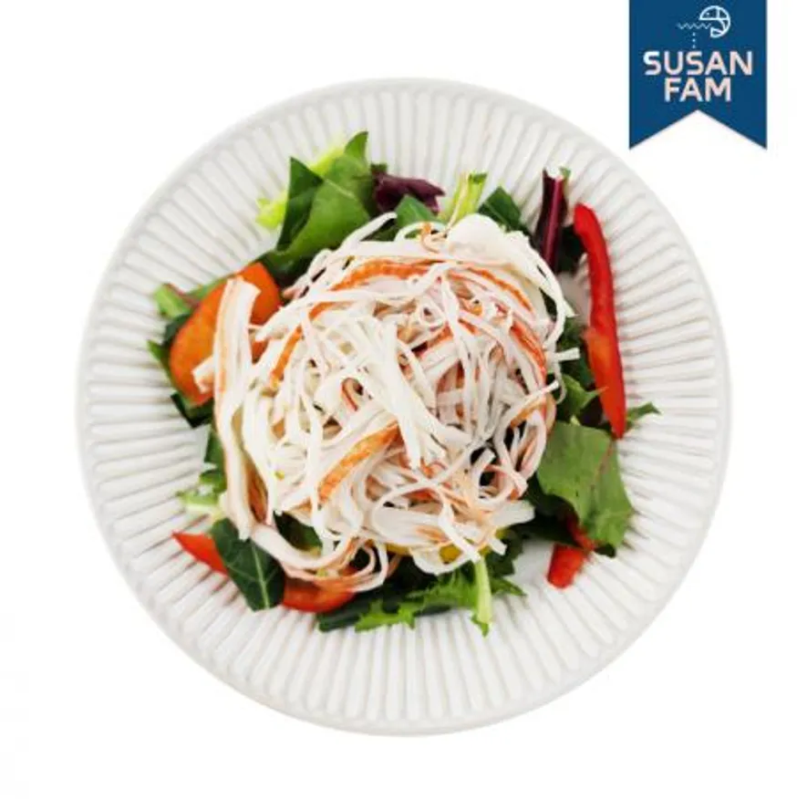 아쿠아 크래미 게맛살 1kg 세절형 샐러드 맛살 프리미엄 인도산 이미지