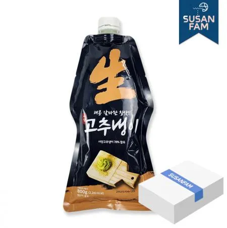 삼도 생와사비 1박스(800gx20팩) 대용량 와사비 고추냉이 냉동