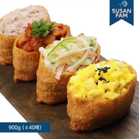 미스즈 사각 조미유부 900g(40매) 대왕유부 초밥재료