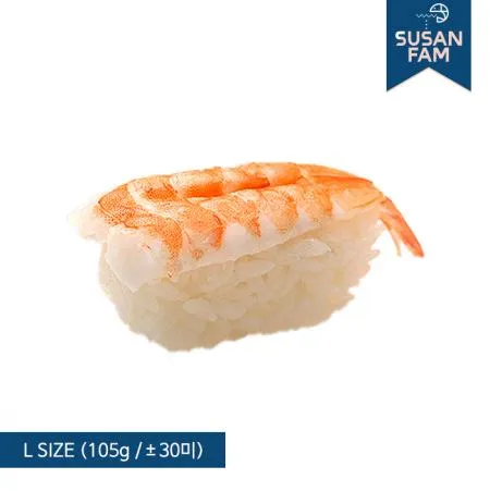 초밥용 초새우 L 105g(30미) 초밥재료 네타 냉동