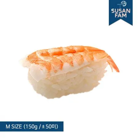초밥용 초새우 M 150g(50미) 초밥재료 네타 냉동