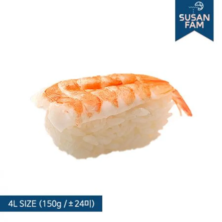 초밥용 초새우 4L 150g(24미) 초밥재료 네타 냉동 이미지