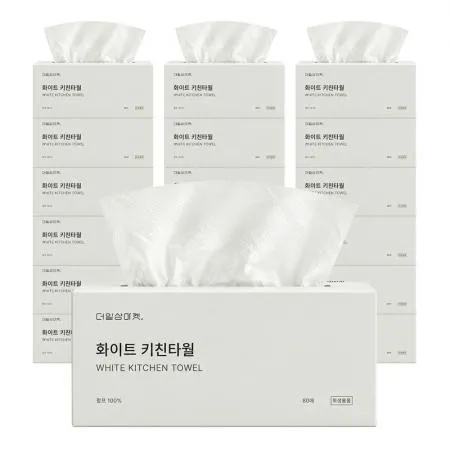 더일상마켓 뽑아쓰는 키친타월 3겹 80매 X 18팩