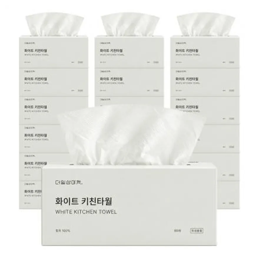 더일상마켓 뽑아쓰는 키친타월 3겹 80매 X 18팩 이미지