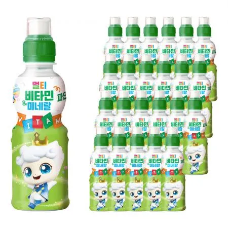 웅진 캐치티니핑 멀티비타민&미네랄 파인애플맛 200ml