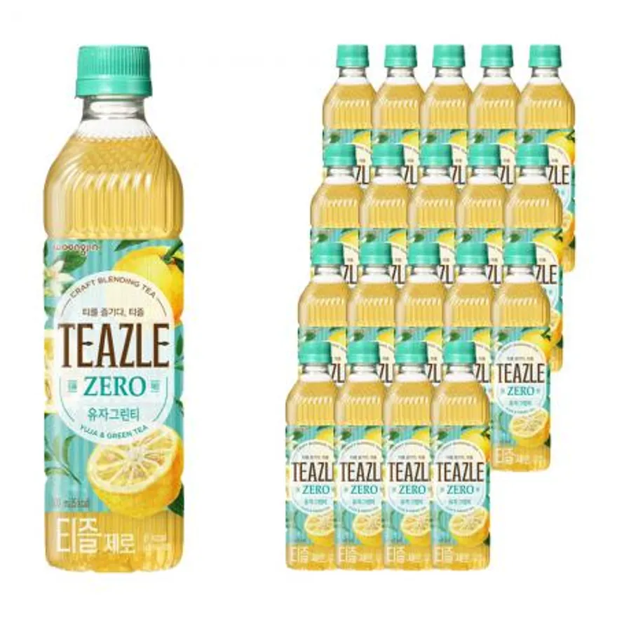 웅진 티즐 제로 유자그린티 500ml 이미지