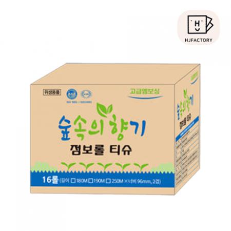 국내생산 국내원단 숲속의향기 점보롤티슈 점보롤화장지 250M