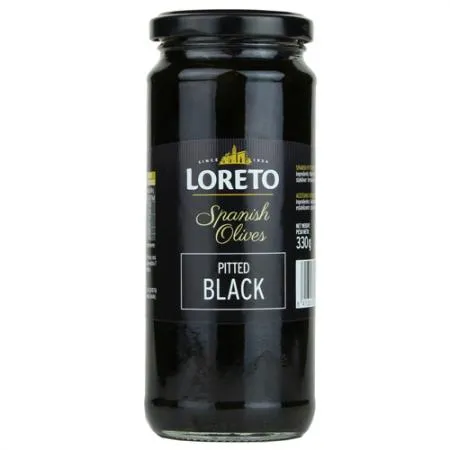 로레토 올리브 피티드 블랙 330g