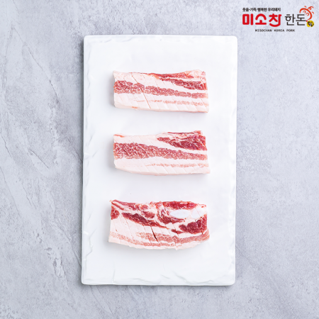 한돈 칼집삼겹살 구이용 1kg