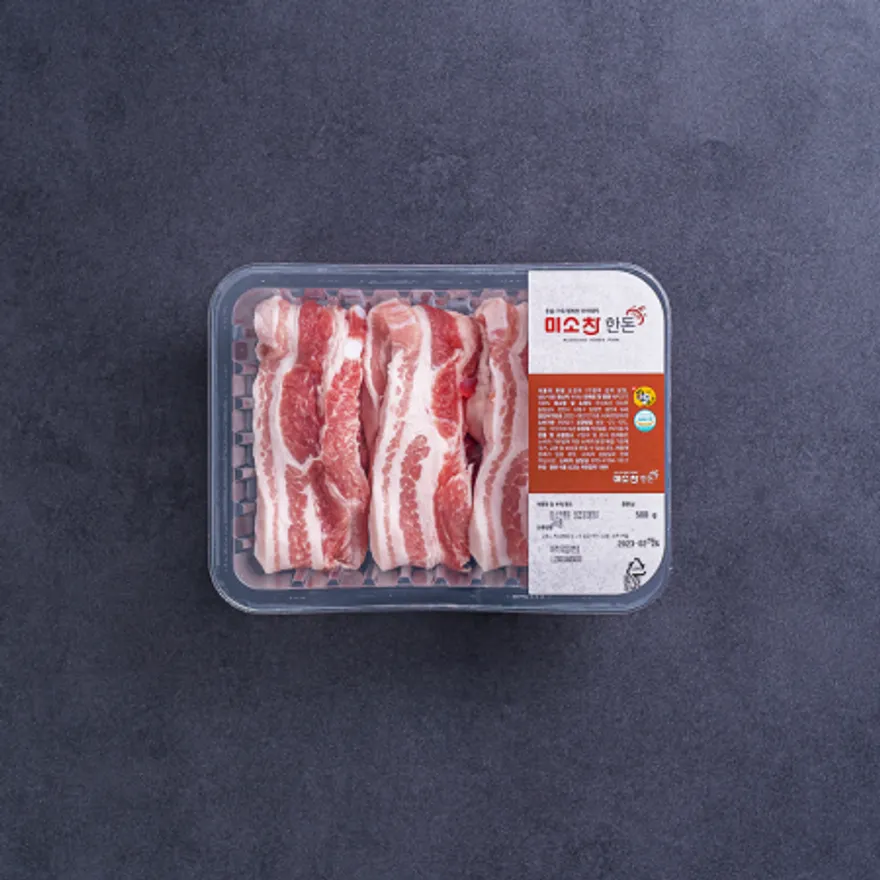 한돈 삼겹살 구이용 1kg (냉장) 이미지