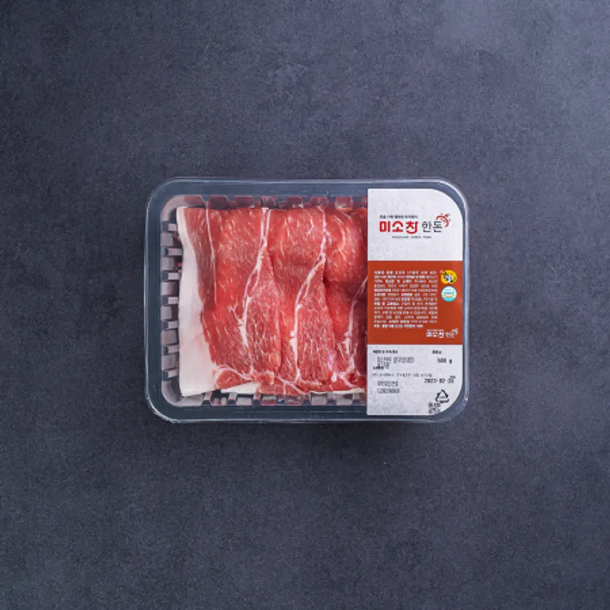 한돈 앞다리 불고기용 1kg 이미지