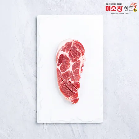 한돈 칼집목살 구이용 1kg (냉장)