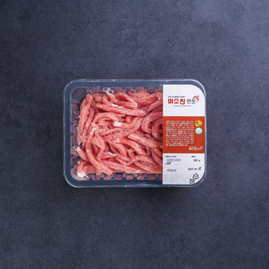 한돈 등심 잡채용 1kg (냉장) 이미지