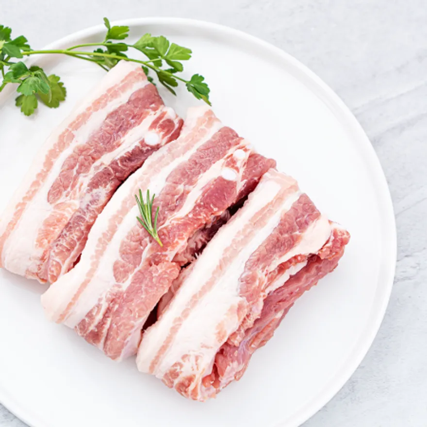 한돈 삼겹살 바베큐용 1kg (냉장) 이미지
