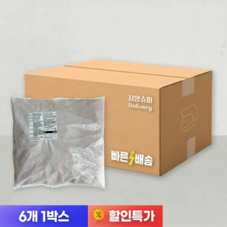 [할인특가] 심플로트 스윗포테이토 스트레이트컷 10mm 1.5kg x 6봉 (1박스)